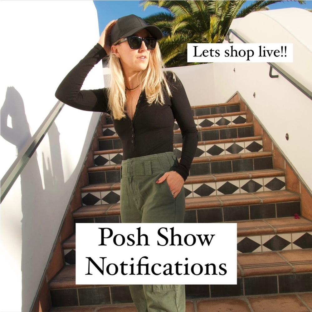 Like this listing to be notified before my live posh shows!